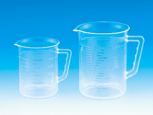 AS ONE Beaker with Handle. TPX, TPX 손잡이 비커
