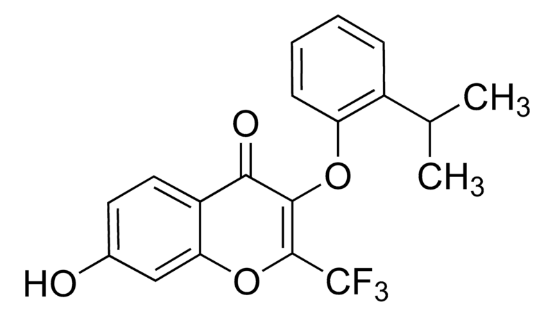 Merck 7-Hydroxy-3-(2-isopropylphenoxy)-2-(trifluoromethyl)-4H-chromen-4-one