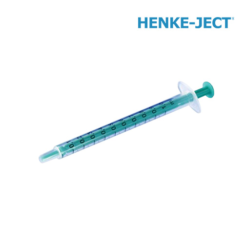 Henke-Ject AB1LS / ALL 플라스틱 실험용 주사기(syringe), 1mL, Luer Tip (일반형), 비멸균, Mini-bulk[100EA/PK]