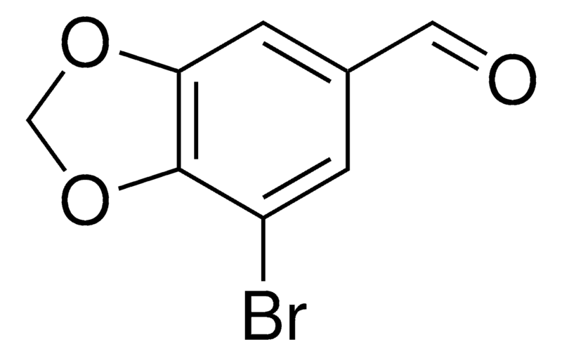 Merck 7-bromo-benzo[1,3]dioxole-5-carbaldehyde
