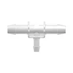 Tee Reduction Connector with 600 Series Barbs, (2X) 3/8` (9.5 mm) and 1/4` (6.4 mm) ID Tubing