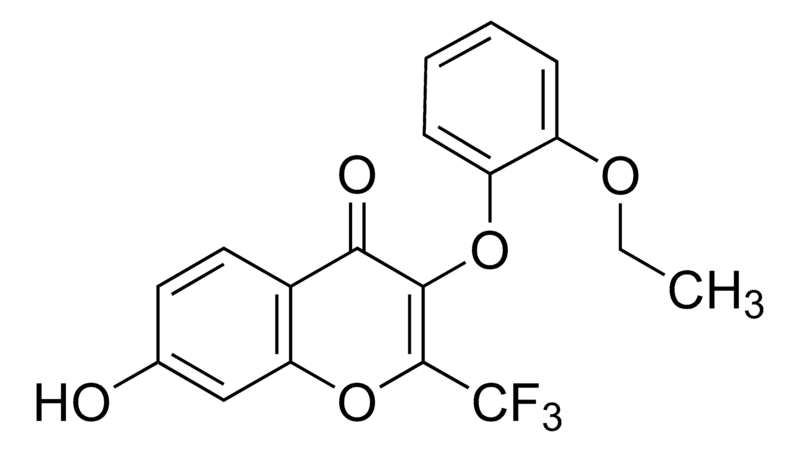 Merck 3-(2-Ethoxyphenoxy)-7-hydroxy-2-(trifluoromethyl)-4H-chromen-4-one