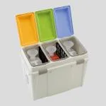 AS ONE Waste Fluid ContainerS(with Exhaust Flange), 폐액보관용기(배기플랜지 부속)