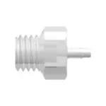 1/4-28 UNF Thread with 5/16` Hex to 400 Series Barb, 1/16` (1.6 mm) ID Tubing