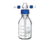 AS ONE Gas Washing Bottle(with Screw GL45), 스크루 캡 가스세척병