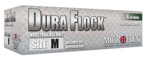 Merck MICROFLEX DURA FLOCK NITRILE GLOVES SML