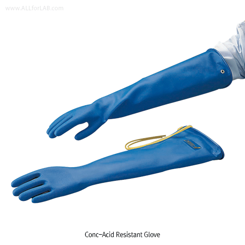 Daihan Science CSM/NBR Conc-Acid Resistant Glove, Weather·Temp-resistant, L550 & 580mm<br>Ideal