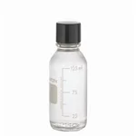 Thermo Fisher Scientific Wheaton Graduated Media/Lab Bottles: Clear Glass, With Rubber-Lined Cap (Autoclavable)
