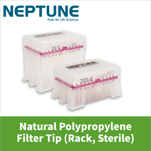 NEPTUNE Filter Tips, Rack Type, Sterile, Natural Polypropylene / 필터 팁, 랙 타입, 멸균
