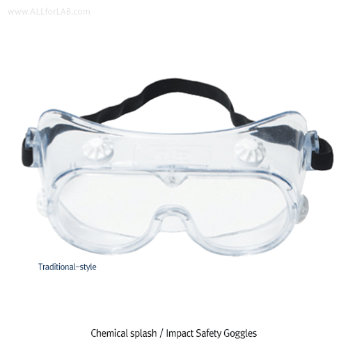 Daihan Science 3M Chemical Splash/Impact Safety Goggle & OTG Spectacle, Fit Well Over Glasses/