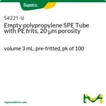 Merck PK100 3ML EMPTY FRITTED SPE TUBES