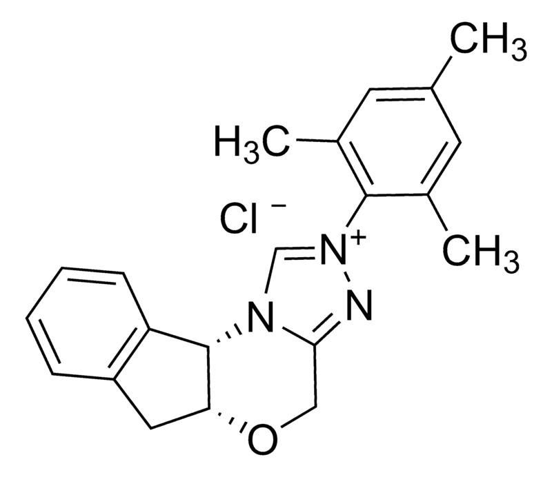 Merck (5aR,10bS)-5a,10b-Dihydro-2-(2,4,6-trimethylphenyl)-4H,6H-indeno[2,1-b]-1,2,4-triazolo[4,3-d]-1,4-oxazinium chloride monohydrate