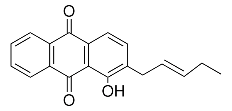 Merck 1-HYDROXY-2-PENT-2-ENYL-ANTHRAQU-