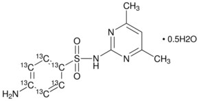 Merck SULFAMETHAZINE-PHENYL-13C6 HEMIHYDRATE V