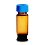 Waters LCMS Certified Amber Glass 12 x 32 mm Screw Neck Max Recovery Vial, with Cap and Preslit PTFE/Silicone Septum, 2 mL Volume, 100/pk