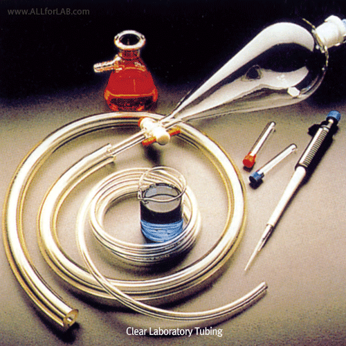 Daihan Science Tygon Crystal Clear Laboratory Tubing, E-3603, id Φ0.8~Φ12.7mm<br>With Excellen