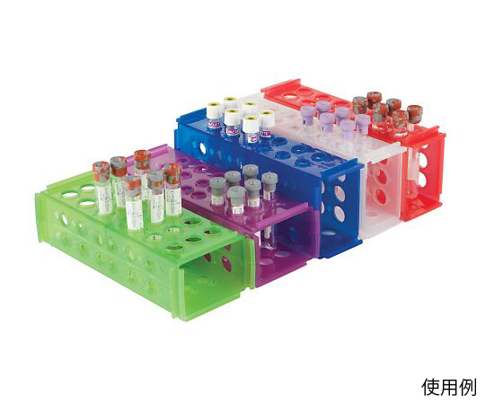 AS ONE 4-Way Test Tube Rack, 4면 시험관랙