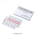 Daihan Science Dry-Heat Sterilizer Indicator Label on Sheet, 160℃/3h, 180℃/30min, Pink ⇒ Brown<
