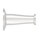 Sanitary Fitting, Concentric Reducer 1` (25.4mm) Landish TC x .75` (19.0mm) TC, Animal-Free Nat PP