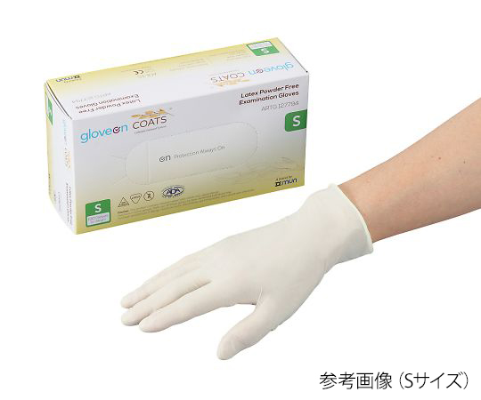 AS ONE COATS Latex Glove (Powder-Free) 240mm, 코츠 라텍스 장갑 (파우더 프리) 240mm