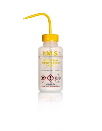 Merck Azlon Multi-Lingual Safety Wash Bottles With Driplok Vapor Venting