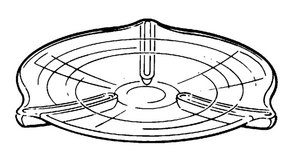 Merck PYREX(R) BRAND RIBBED WATCH GLASSES O.D&