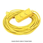 Daihan Science 10~50m 산업용 3구 콘센트와 전선