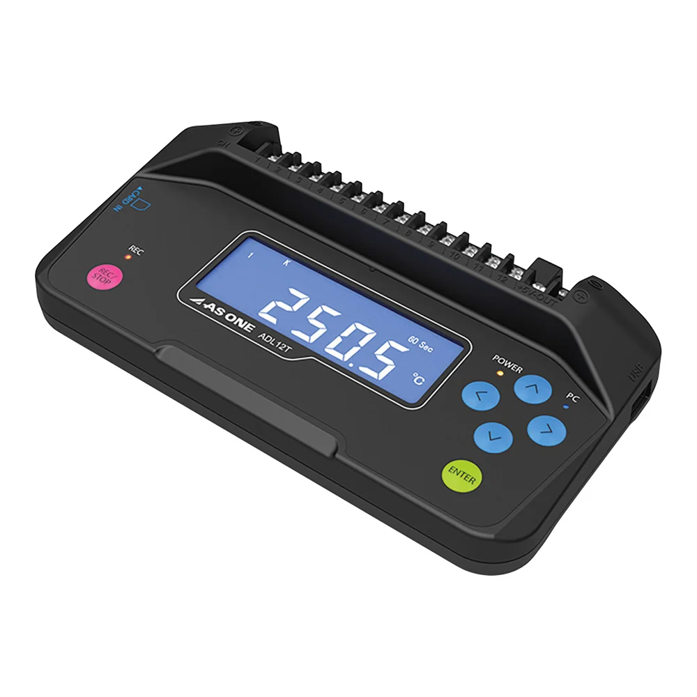 AS ONE 12CH Data Logger(Temperature, Voltage, Humidity), 12CH 데이터 로거(온도, 전압, 습도)
