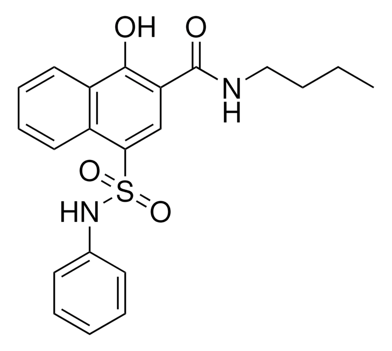 Merck 4-(ANILINOSULFONYL)-N-BUTYL-1-HY-