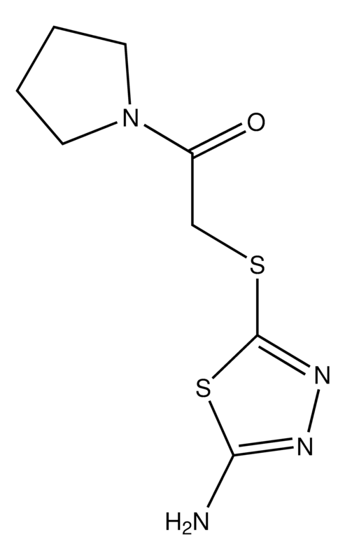 Merck 2-(5-Amino-1,3,4-thiadiazol-2-ylthio)-1-(pyrrolidin-1-yl)ethanone