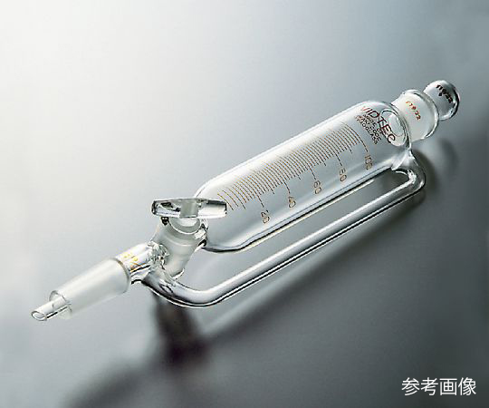 AS ONE Balanced Type Separatory Funnel(Glass Cock with Scale), 평형형 분액깔때기(유리 콕·눈금 부속)