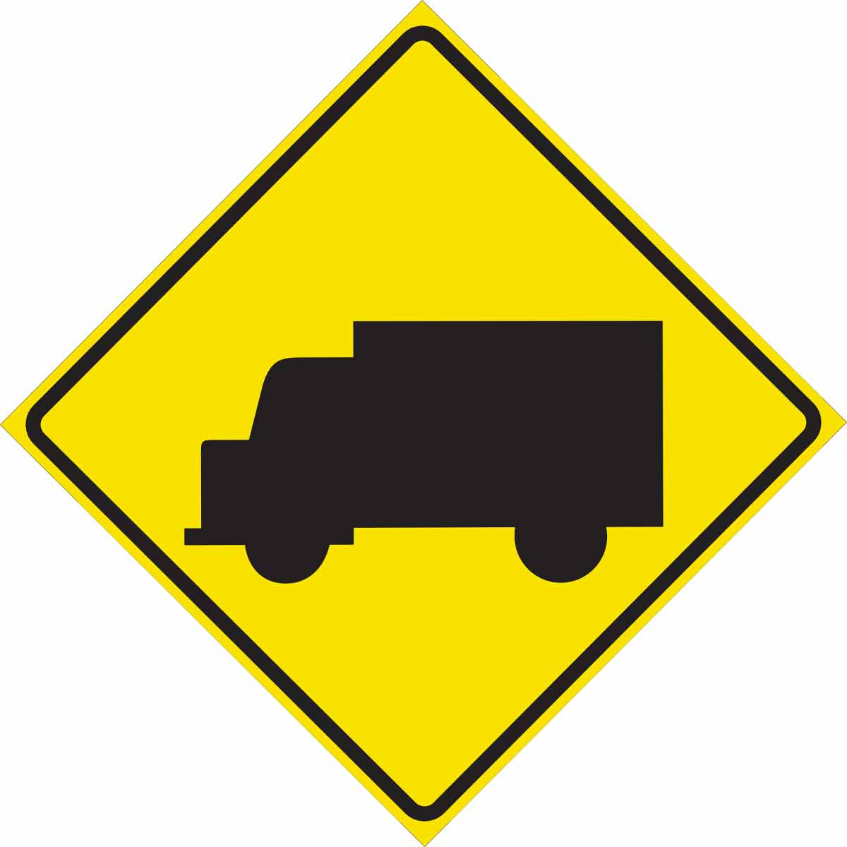 Brady Truck Picto Sign