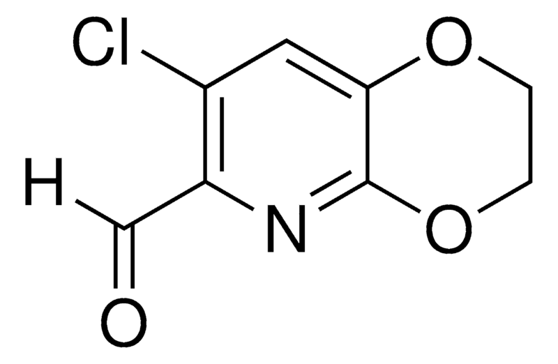 Merck 7-Chloro-2,3-dihydro-[1,4]dioxino[2,3-b]pyridine-6-carbaldehyde