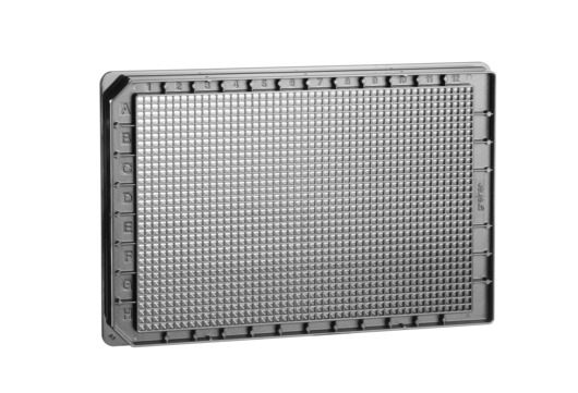 Greiner Bio One CELL CULTURE MICROPLATE, 1536 WELL, PS,F-BOTTOM, µCLEAR®, HIBASE, BLACK, TC, STERILE, 15 PCS./BAG