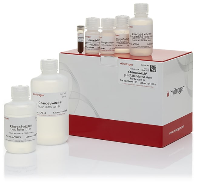 Thermo Fisher Scientific ChargeSwitch gDNA Rendered Meat Purification Kit