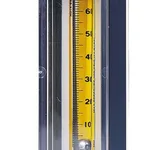 Thermo Fisher Scientific Cole-Parmer 65-mm Correlated Aluminum Flowmeter, High-Res Valve ,49mL/min air