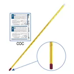 Daihan Science Alla Thermometer, Equivalent to ISO/DIN/NF/BS, Range -10℃+500℃<br>Mercury fille