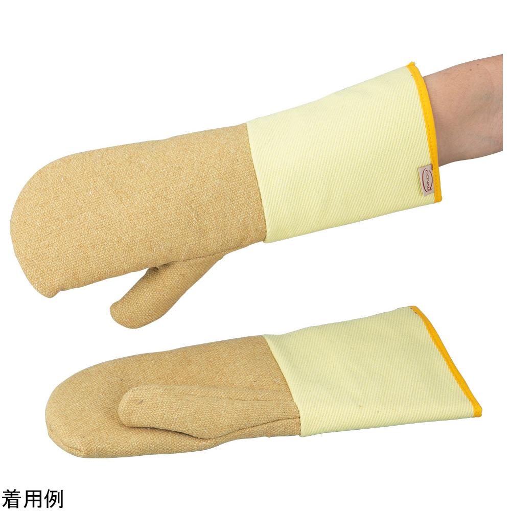 AS ONE Heat Resistant Cut Resistant Gloves (EN 407 Contact Heat Class 5), 내열 내절창 장갑(EN407 접촉열 클래스5)