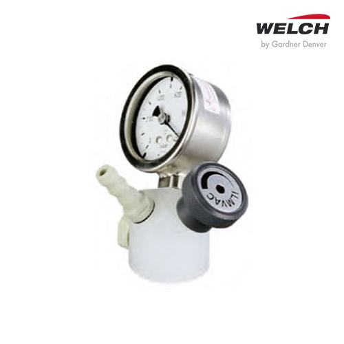 Welch 700458 / Vacuum regulator with guage ( MPC301 601 901 1201 펌프용)[1EA]
