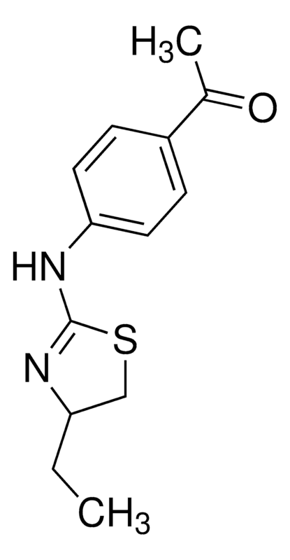 Merck 1-[4-(4-ethyl-4,5-dihydro-thiazol-2-ylamino)-phenyl]-ethanone