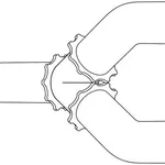 Thermo Fisher Scientific Standard Fluid Transfer Assembly Y Set, 3 x 1/2 in. ID