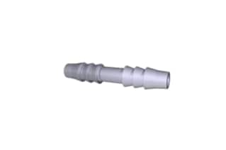 Waters Barbed Straight Connector, 1/4 in ID, Nylon