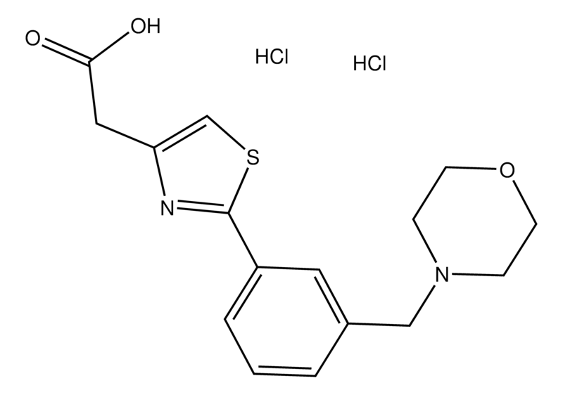 Merck 2-(2-(3-(Morpholinomethyl)phenyl)thiazol-4-yl)acetic acid dihydrochloride