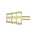 Spaulding Series Aseptic Disconnect Male Open Flow Connector, 600 Series Barb, 1/4" (6.4 mm) ID Tubing, Animal-Free PolySulfone