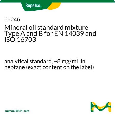 Merck Mineral oil standard mixture Type A and B for EN 14039 and ISO 16703