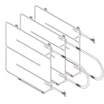 Thermo Fisher Scientific DHX Heat Exchanger BioProcess Container (BPC), ASI 26/77 film, ReadyMate connections, three 6-L BPCs
