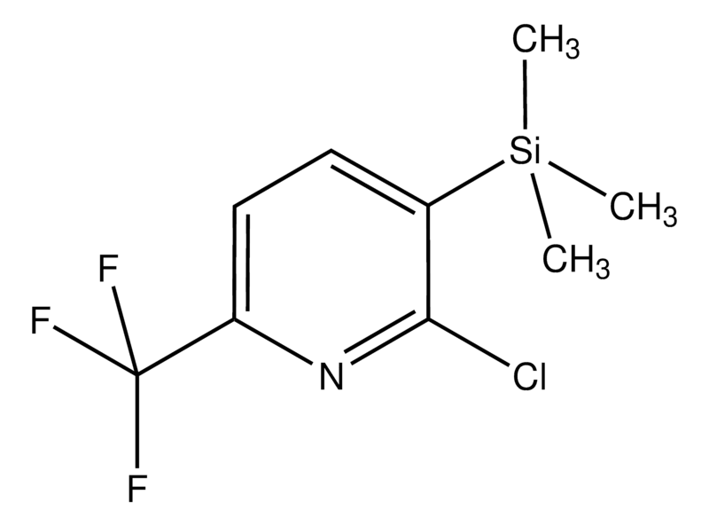 Merck 2-Chloro-6-trifluoromethyl-3-(trimethylsilyl)pyridine