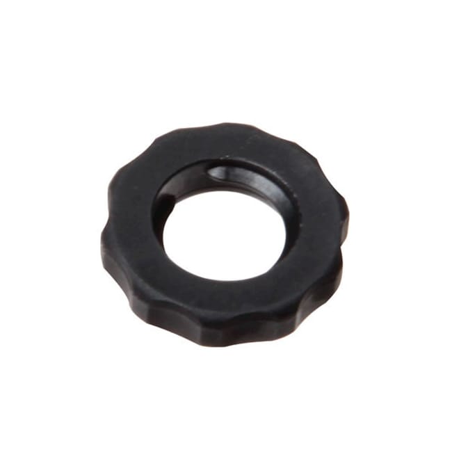 Thermo Fisher Scientific Panel Mount Lock Nut, 1/4-28 UNF, Black Nylon