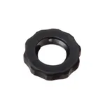 Thermo Fisher Scientific Panel Mount Lock Nut, 1/4-28 UNF, Black Nylon