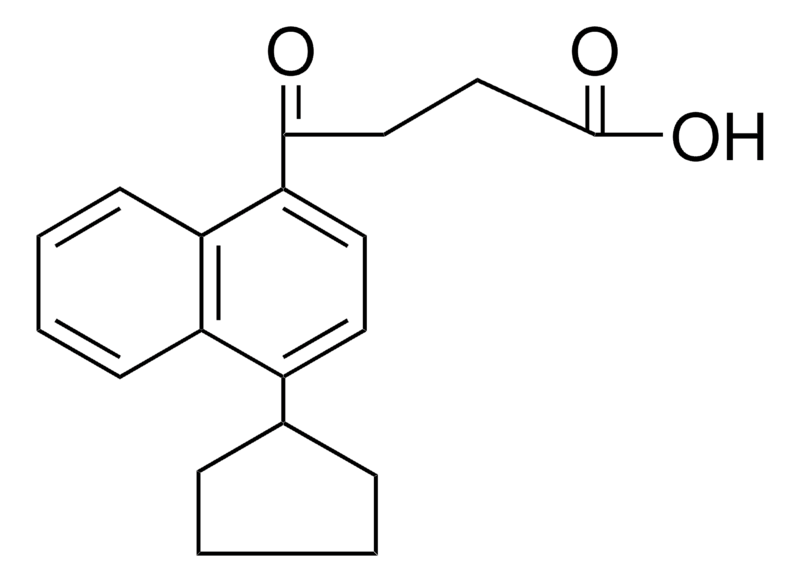 Merck 4-(4-CYCLOPENTYL-NAPHTHALEN-1-YL-